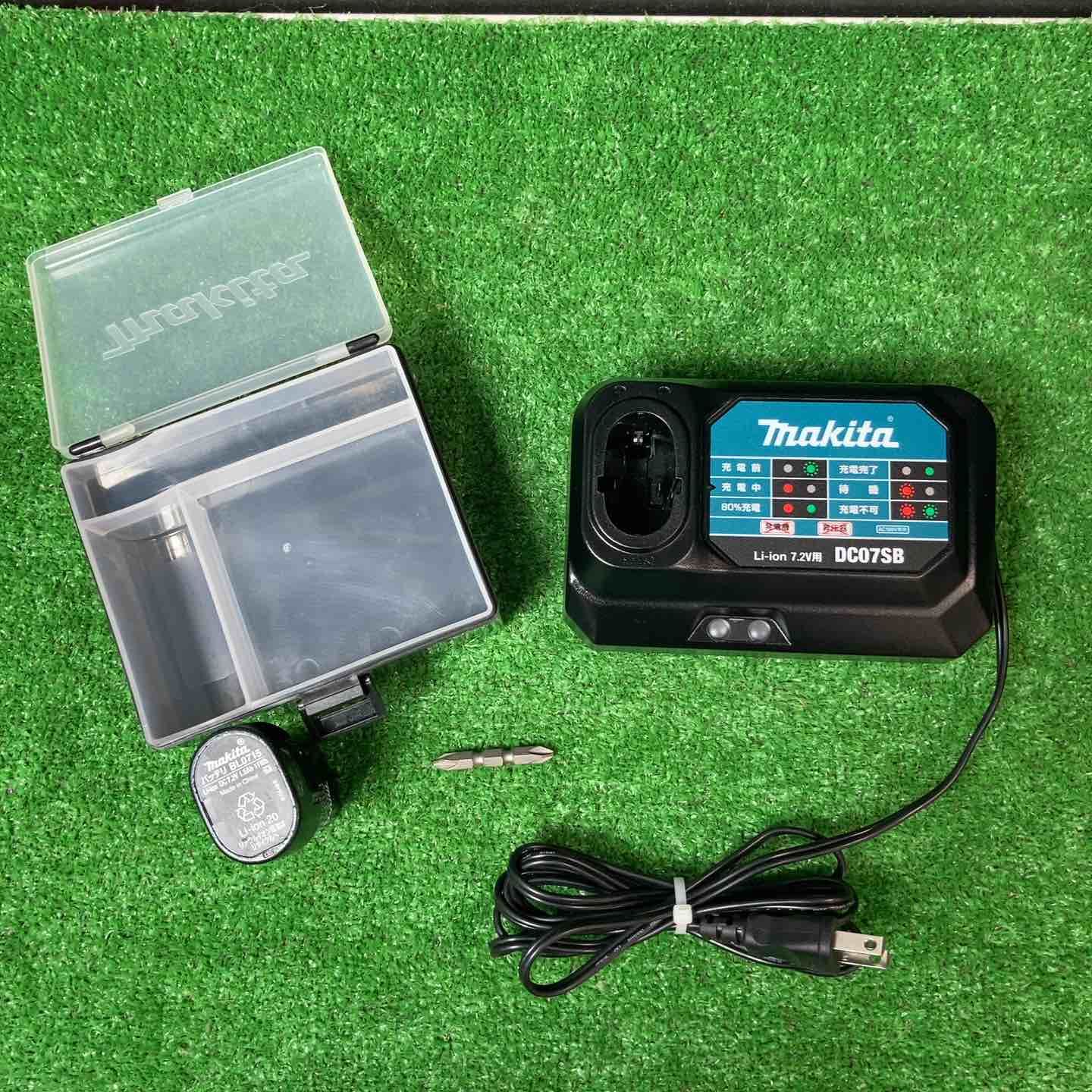  マキタ makita コードレスペンインパクトドライバー 7 2 Vバッテリー 付きフルセット 電動インパクトドライバー ドリル ドライバー レンチ