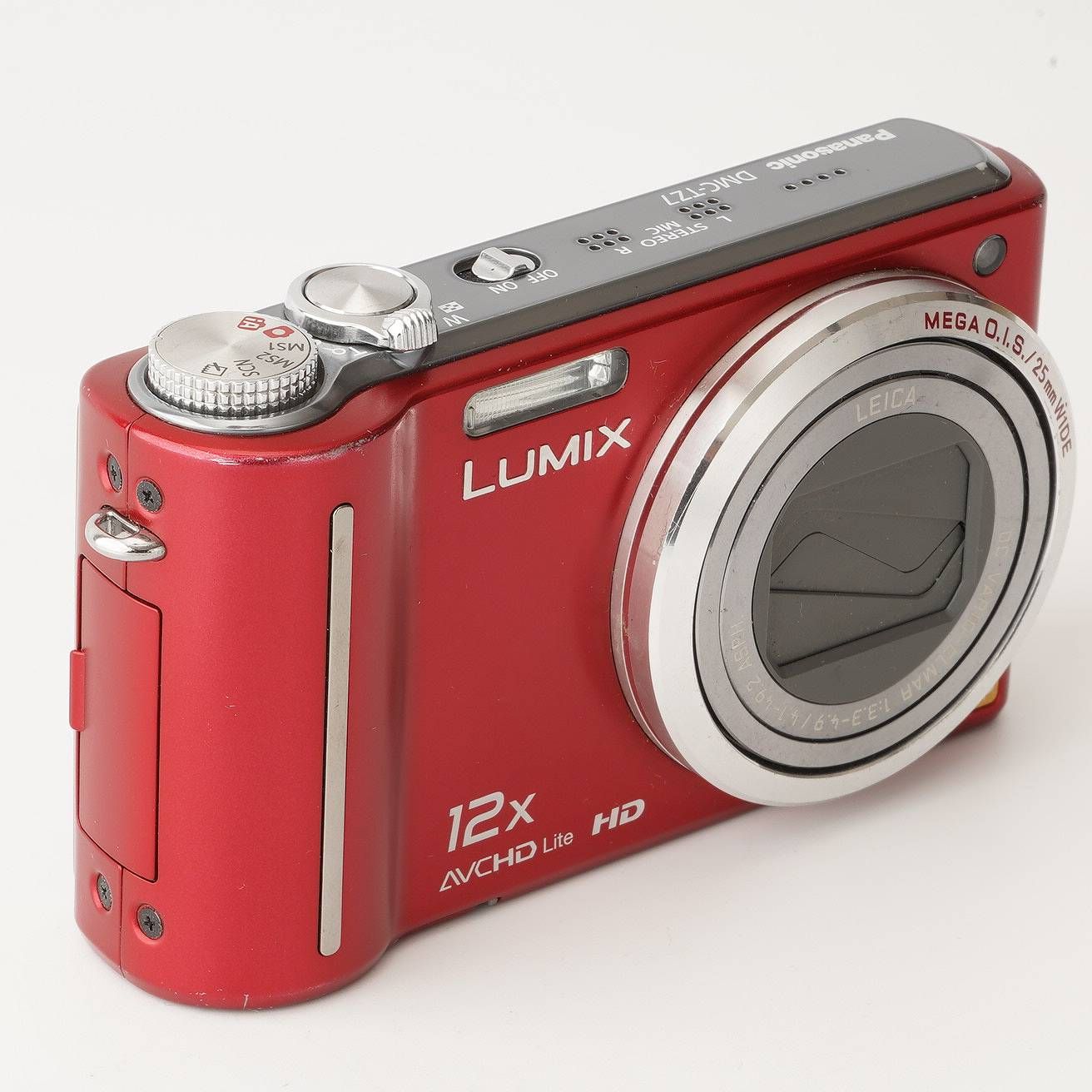 パナソニック Panasonic Lumix DMC-TZ7 レッド 12x ズーム 【公式通販】