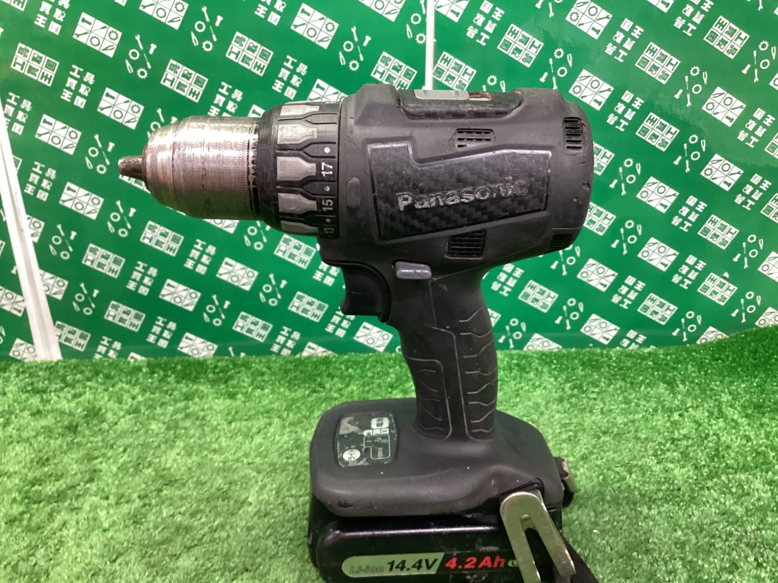  Panasonic パナソニック 14.4 18 v充電ドリルドライバー 黒 -B 電動ドライバードリル ドリル ドライバー レンチ