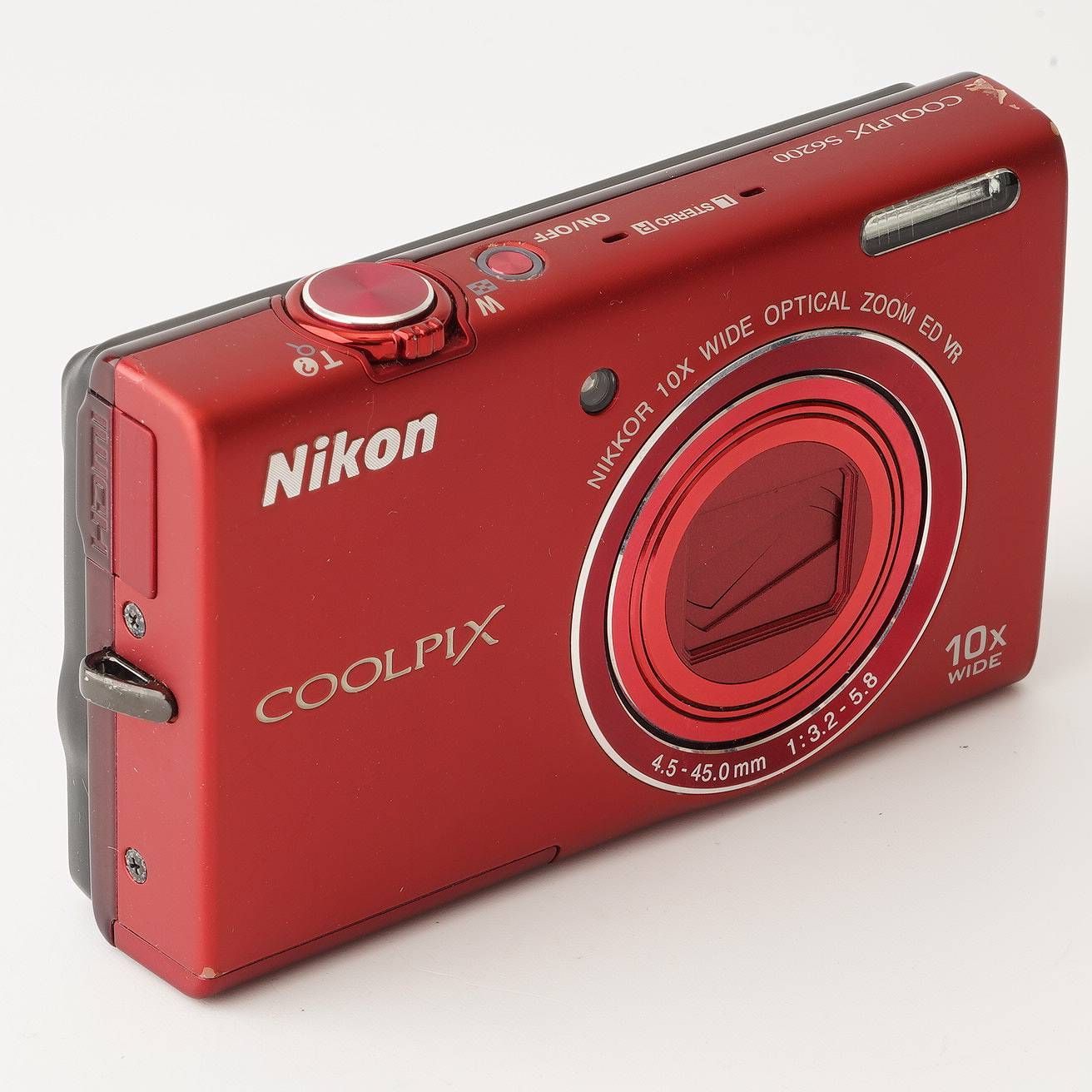 ニコン Nikon COOLPIX S6200 ブリリアンレッド 10x 広角ズーム - メルカリ