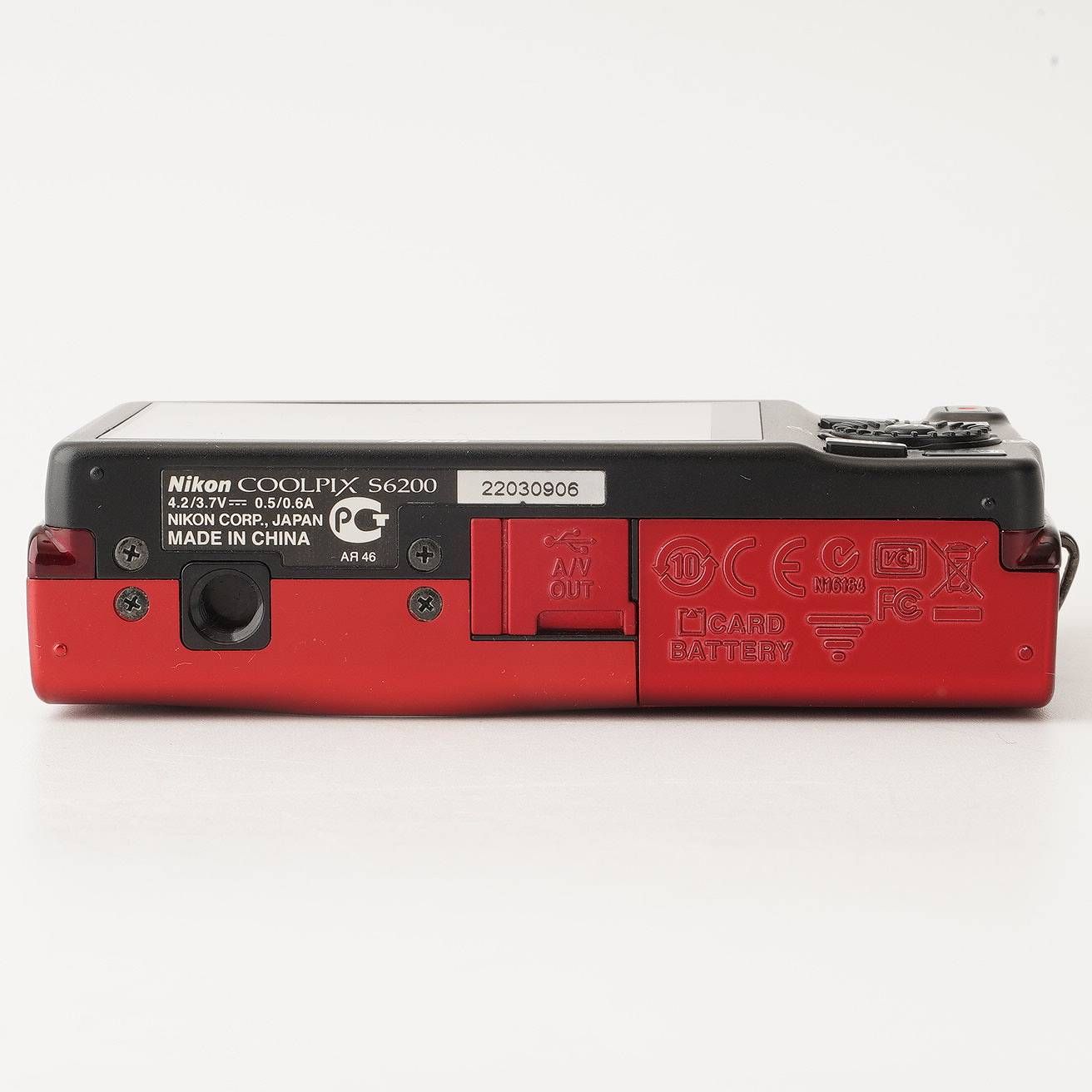 ニコン Nikon COOLPIX S6200 ブリリアンレッド 10x 広角ズーム - メルカリ