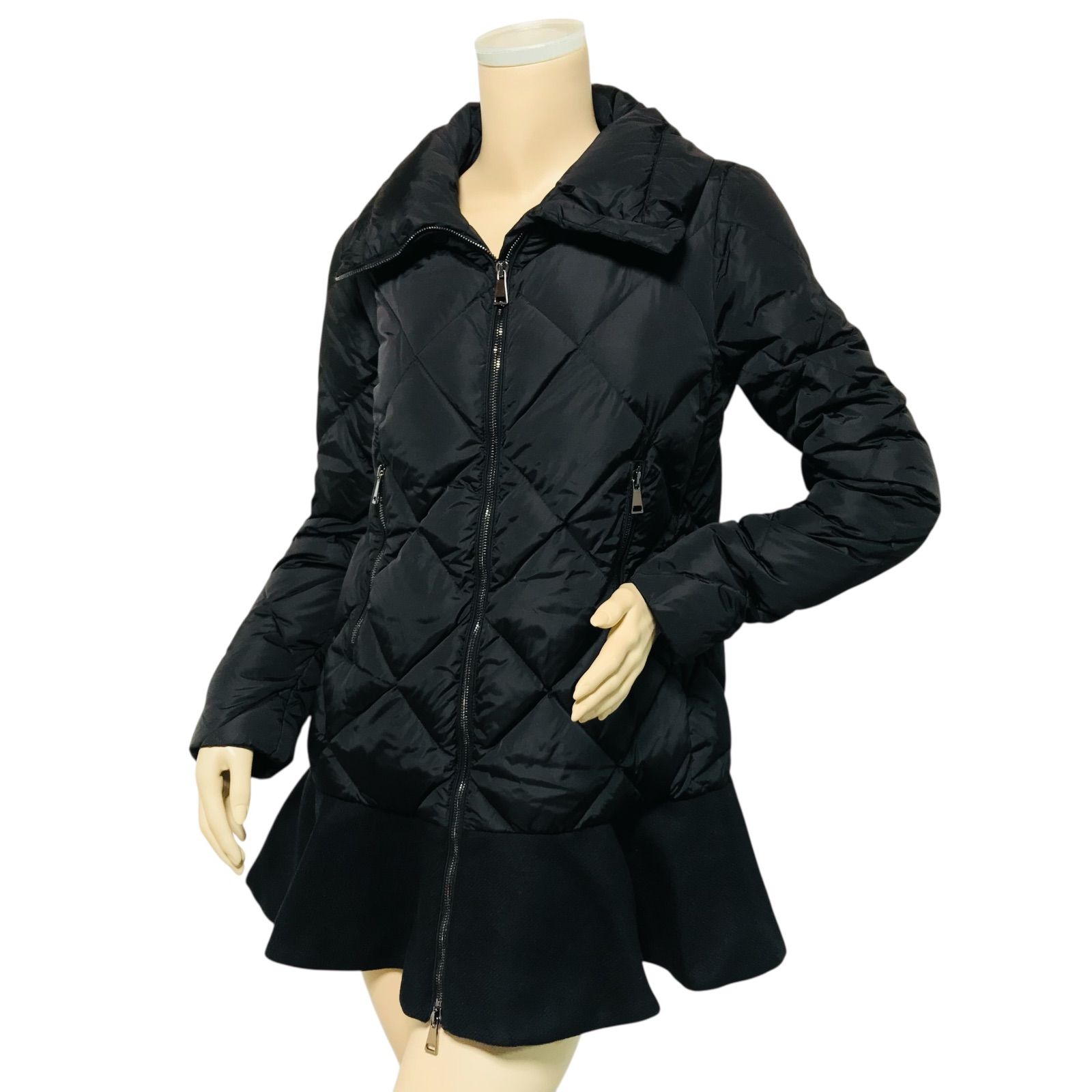 モンクレールVOUGLANSコート 美品☆MONCLER・モンクレール VOUGLANS レディース ブランドロゴタグ