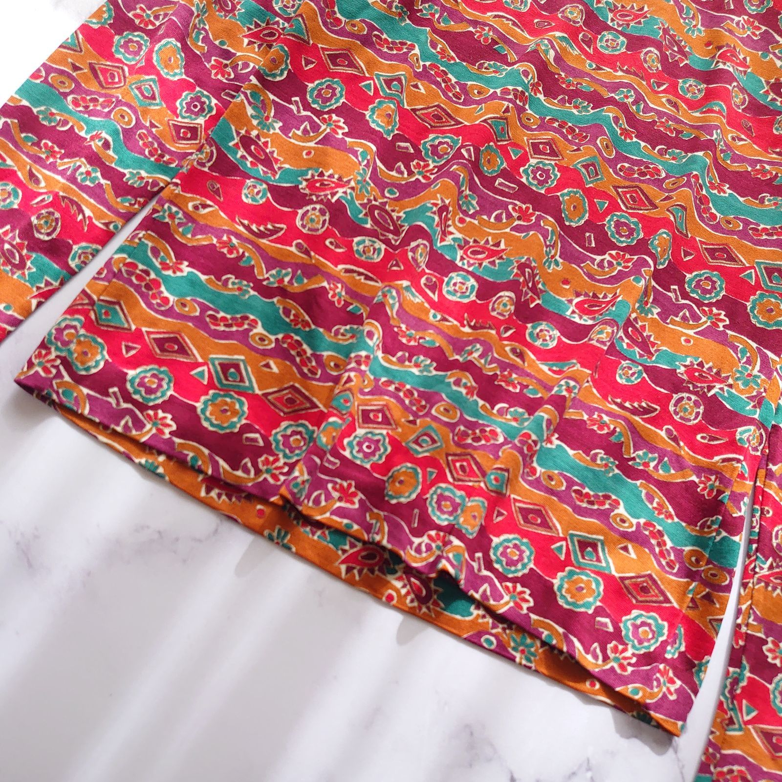 MISSONI ミッソーニ　ウール　ハイネック　ニットワンピース　オレンジタグ オレンジタグ ミッソーニ ウール100％ 長袖セーター トップス