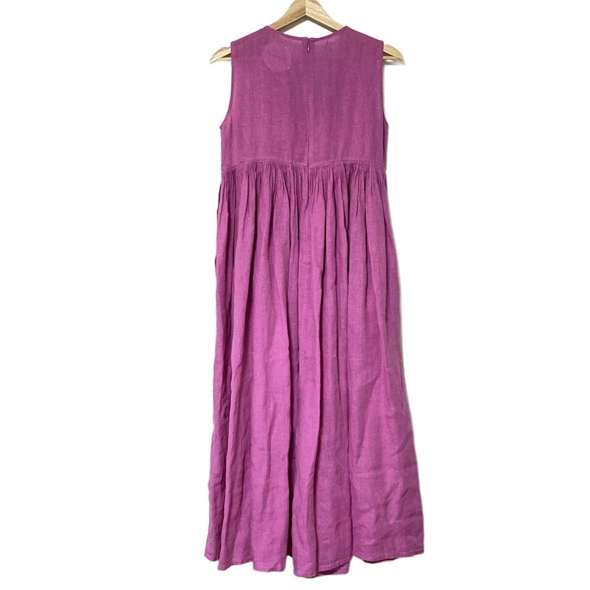 Pheeta フィータ ワンピース サイズ1 S レディース ピンク ノースリーブ ロング 麻