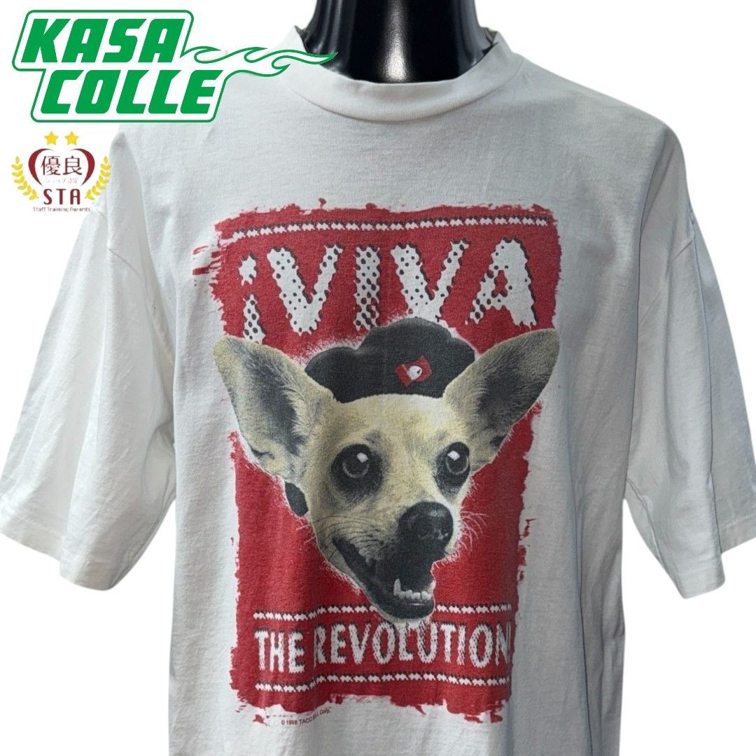 タコベル VIVA THE 1998コピーライト Vintage Tシャツ