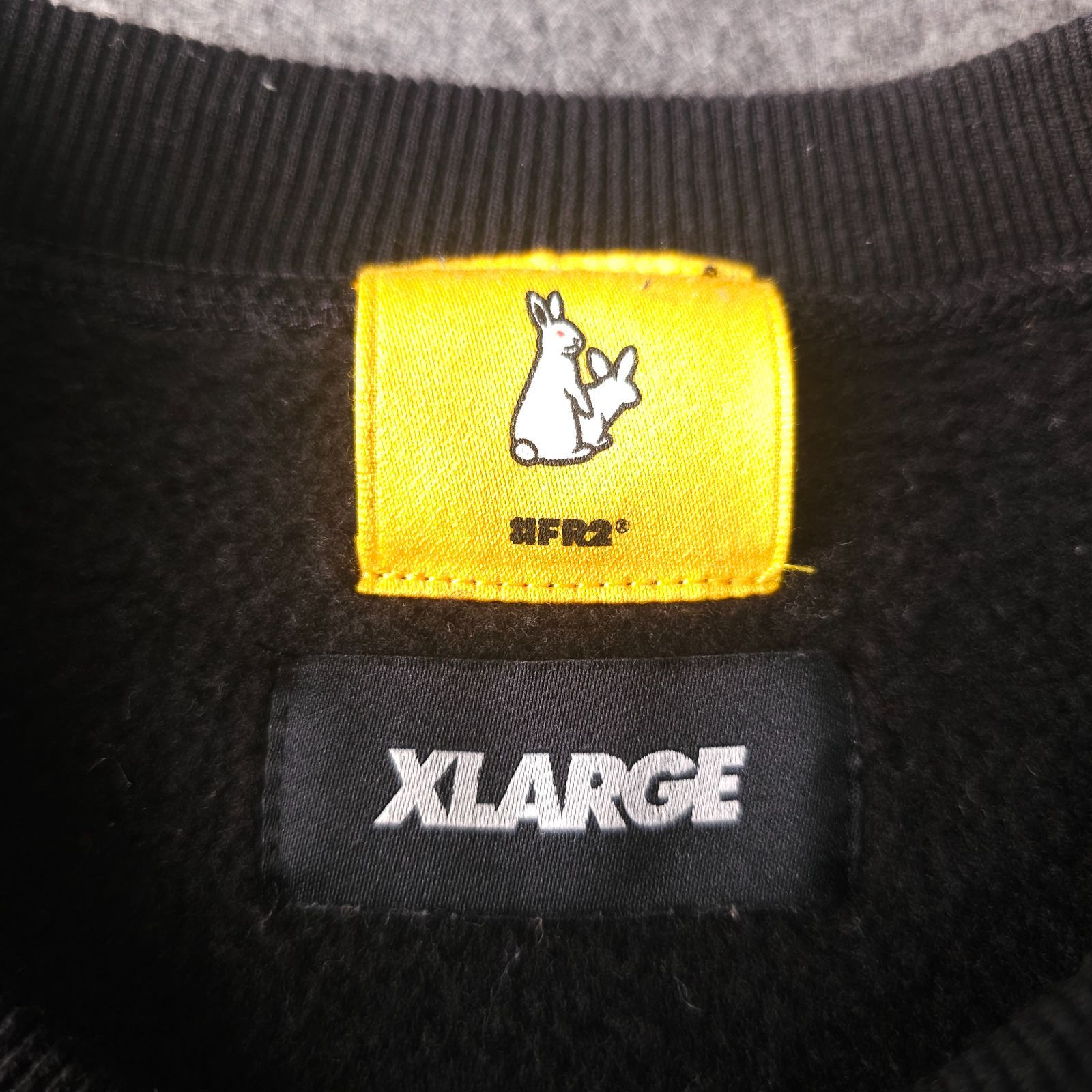 限定【FR2×XLARGEコラボ】秋冬 裏起毛素材 スウェット トレーナー