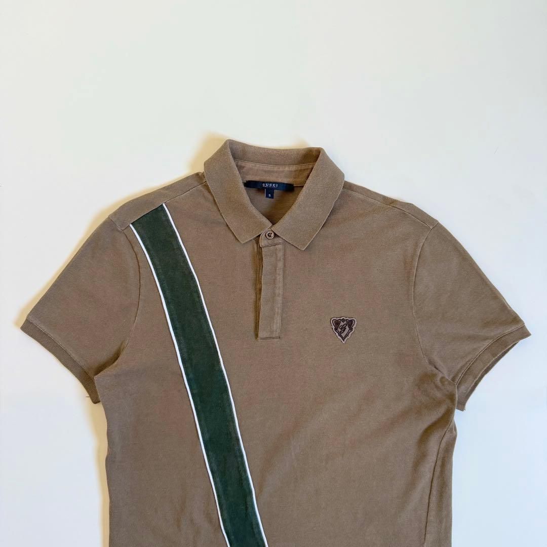 GUCCI 2008 ss Logo Patch S Polo Shirt