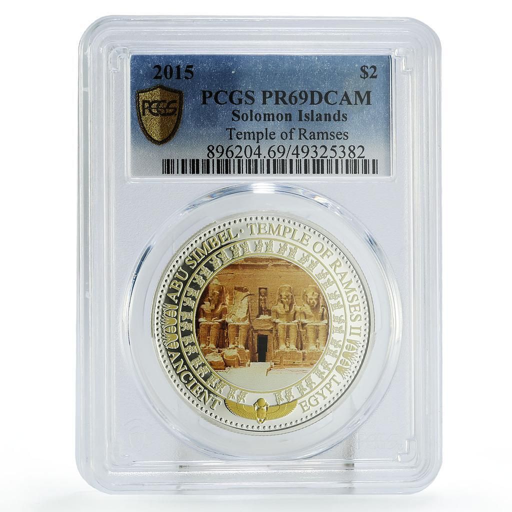 ソロモン諸島 2ドル 宝物 ラムセス神殿 PR69 PCGS 銀貨 2015年 - メルカリ