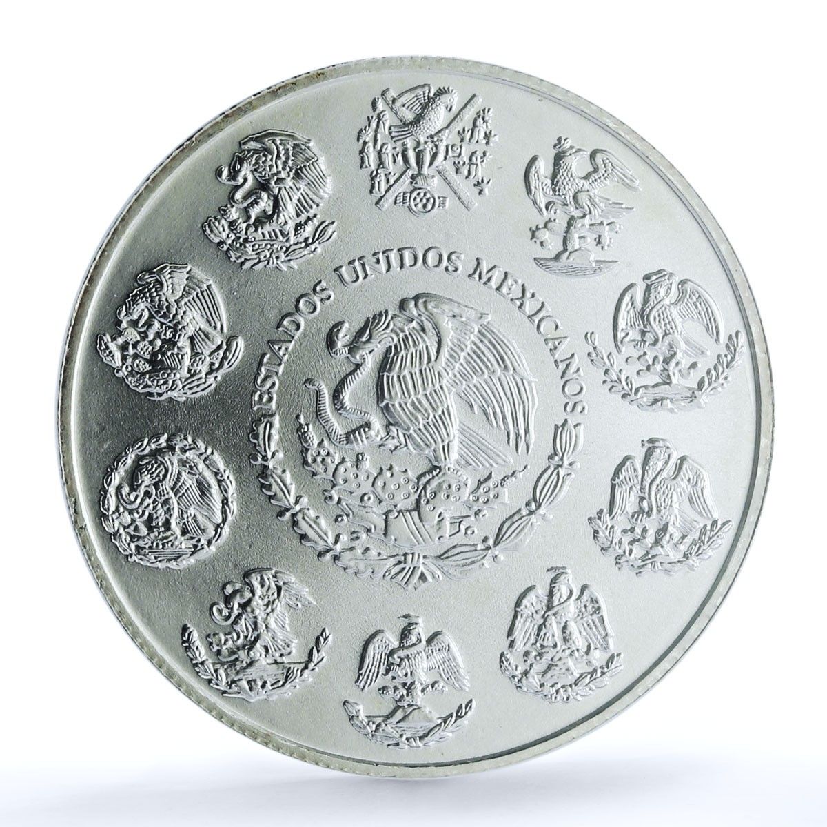 メキシコ 5ペソ プレーリードッグ KM 659 野生動物 動物 MS 67 PCGS 銀貨 2001年