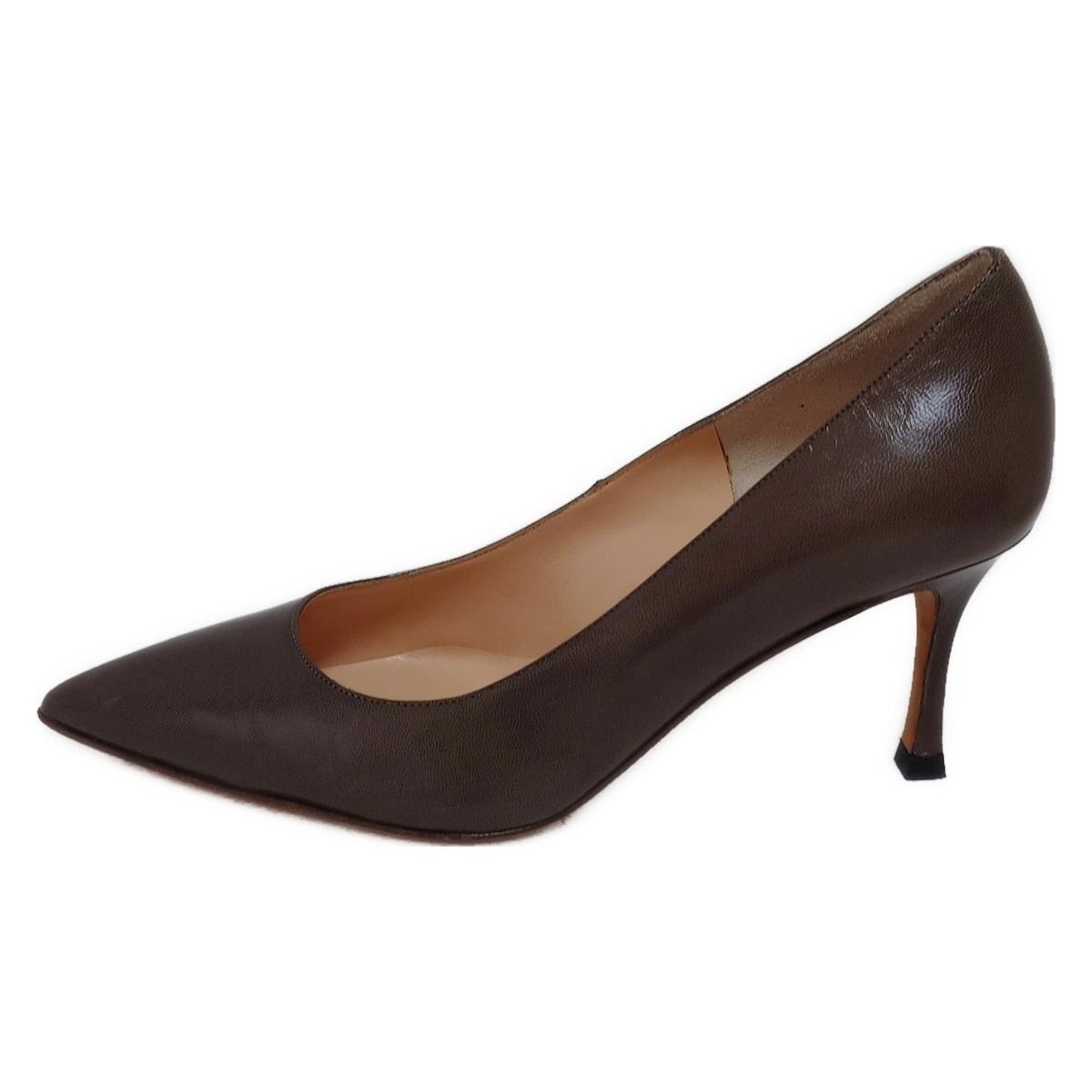 MANOLO BLAHNIK(マノロブラニク) パンプス 34 1/2 レディース - ダーク