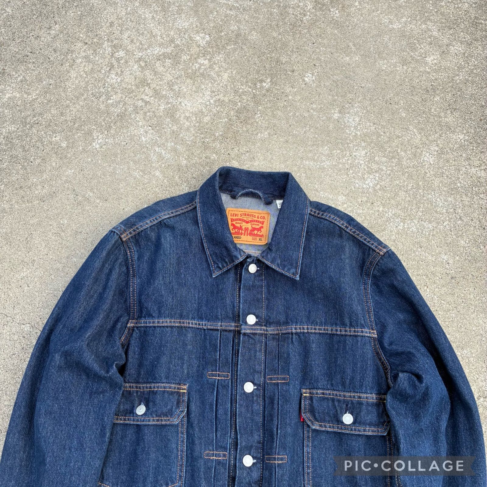 Levi's 2nd type relaxed denim jacket XL - メルカリ