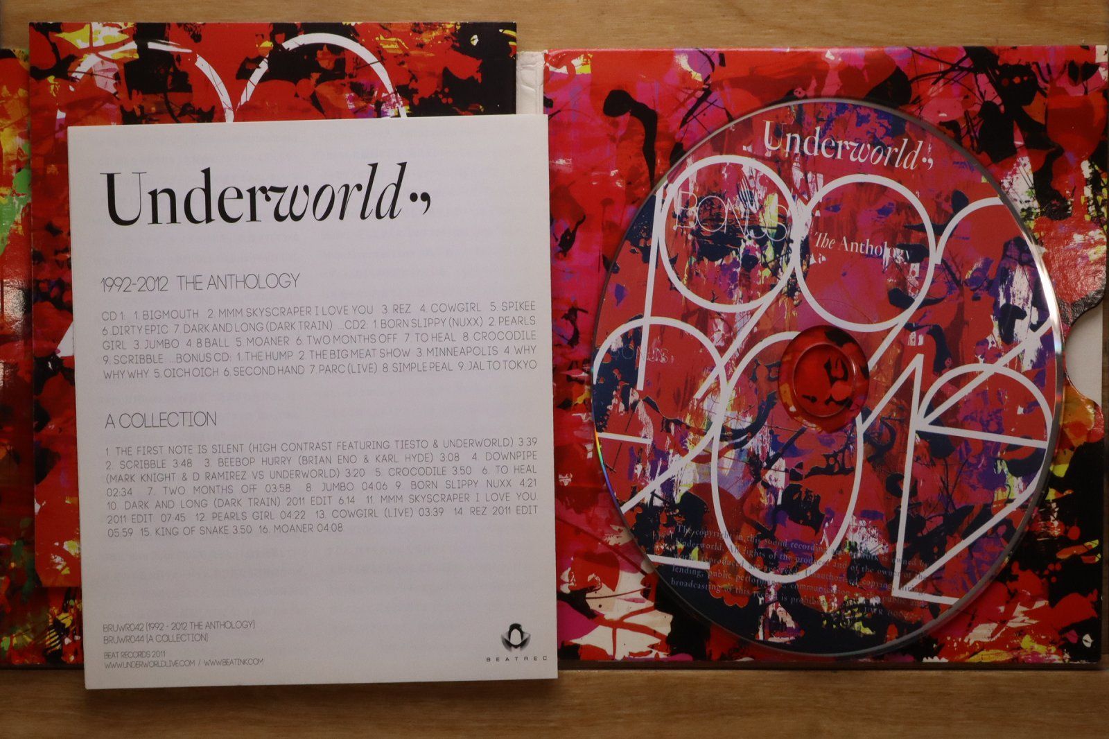 中古CD☆アンダーワールド/Underworld□ 1992-2012 The Anthology [3CD