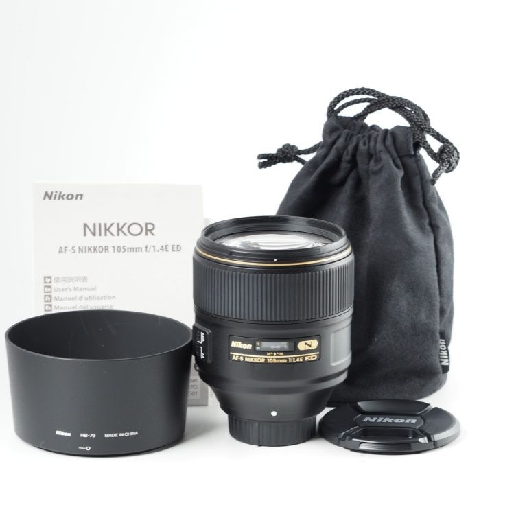 Nikon ニコン 単焦点レンズ AF S NIKKOR 105 mm f 1 4 E ED フルサイズ対応 14019