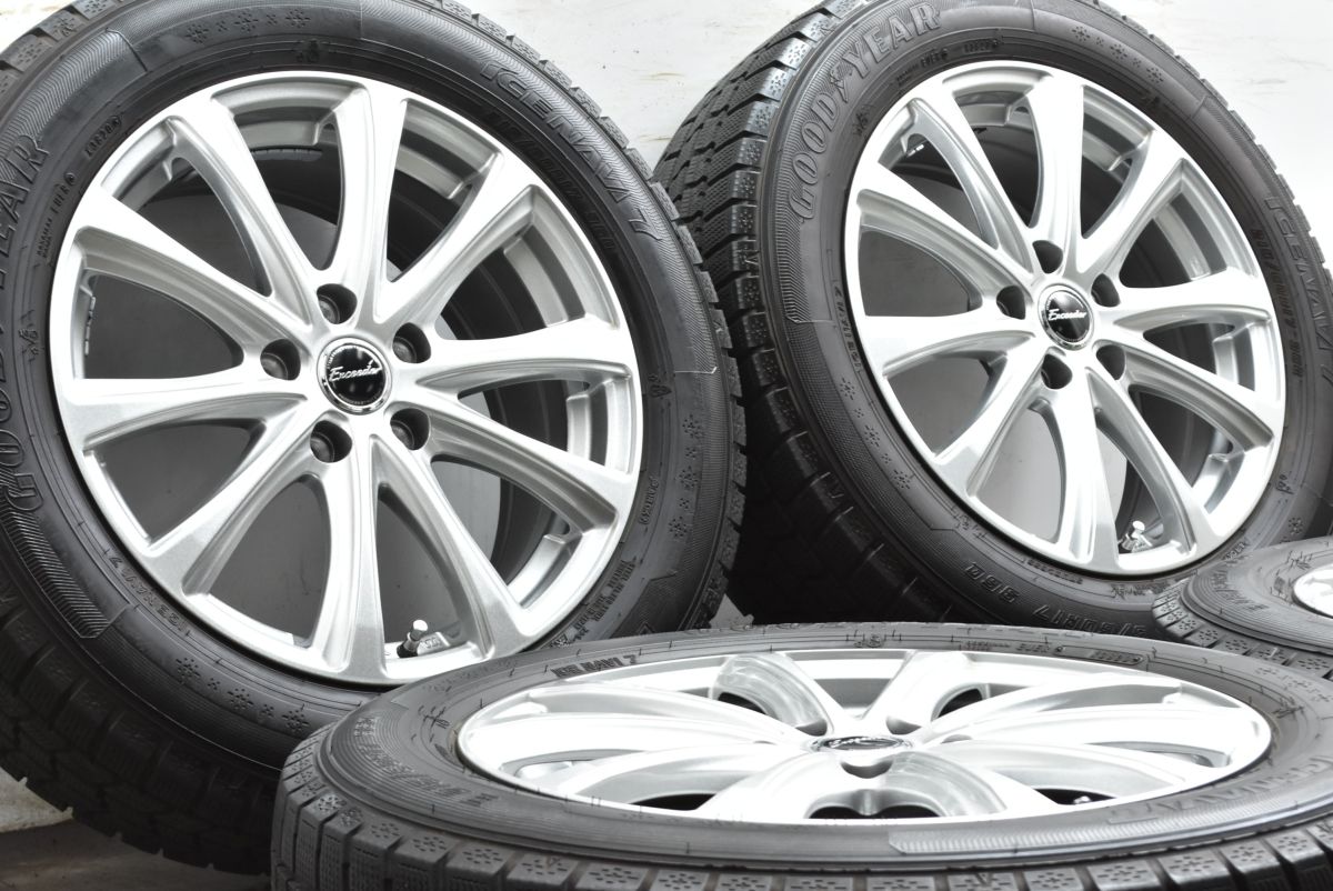 使用僅か エクシーダー 17 in 7 J 48 PCD 114 3 アイスナビ7 215 6 R C HR カローラクロス アルファード RCオデッセイ E 51エルグランド