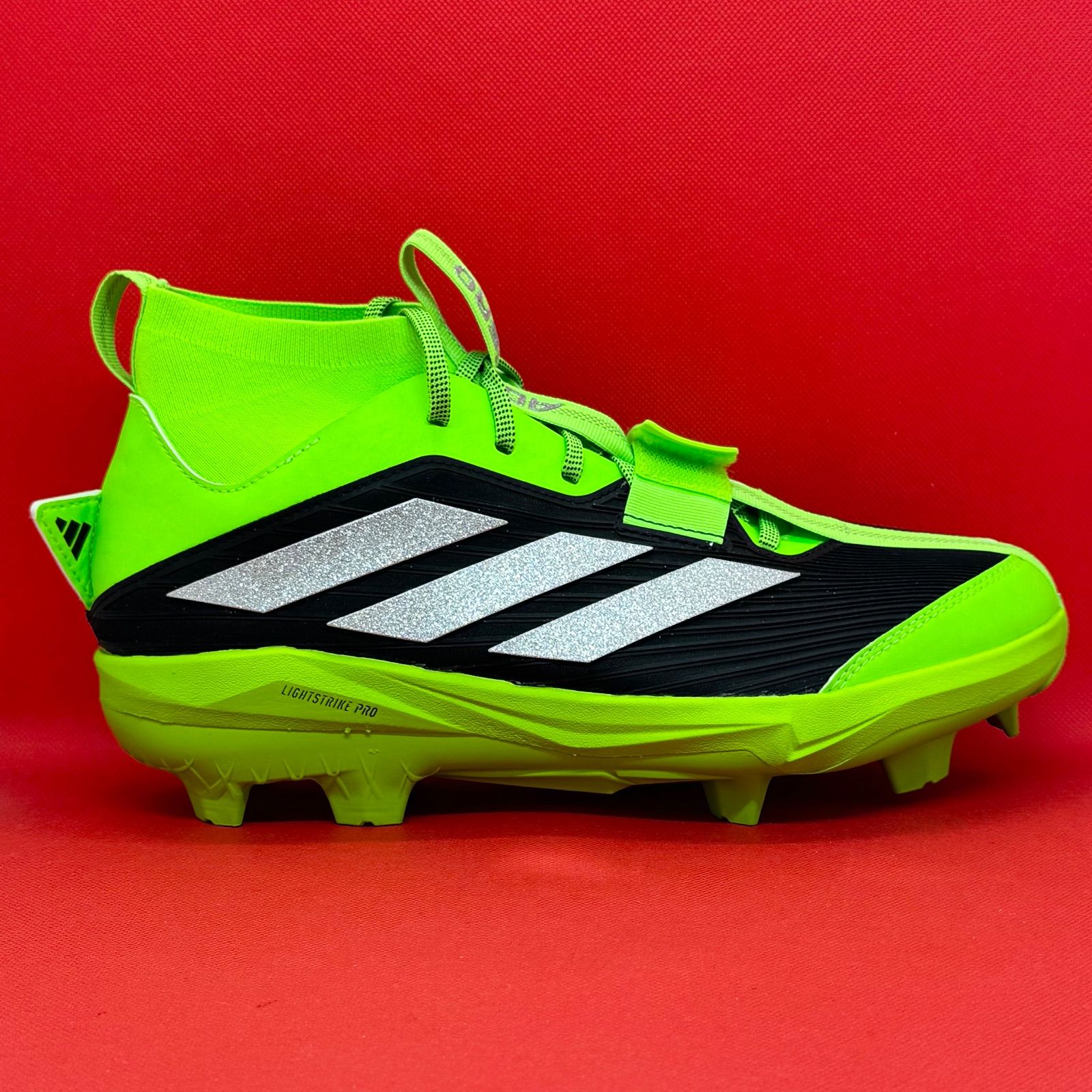新品 アディダス 野球スパイク アディゼロエッヂ TPUソール ライム