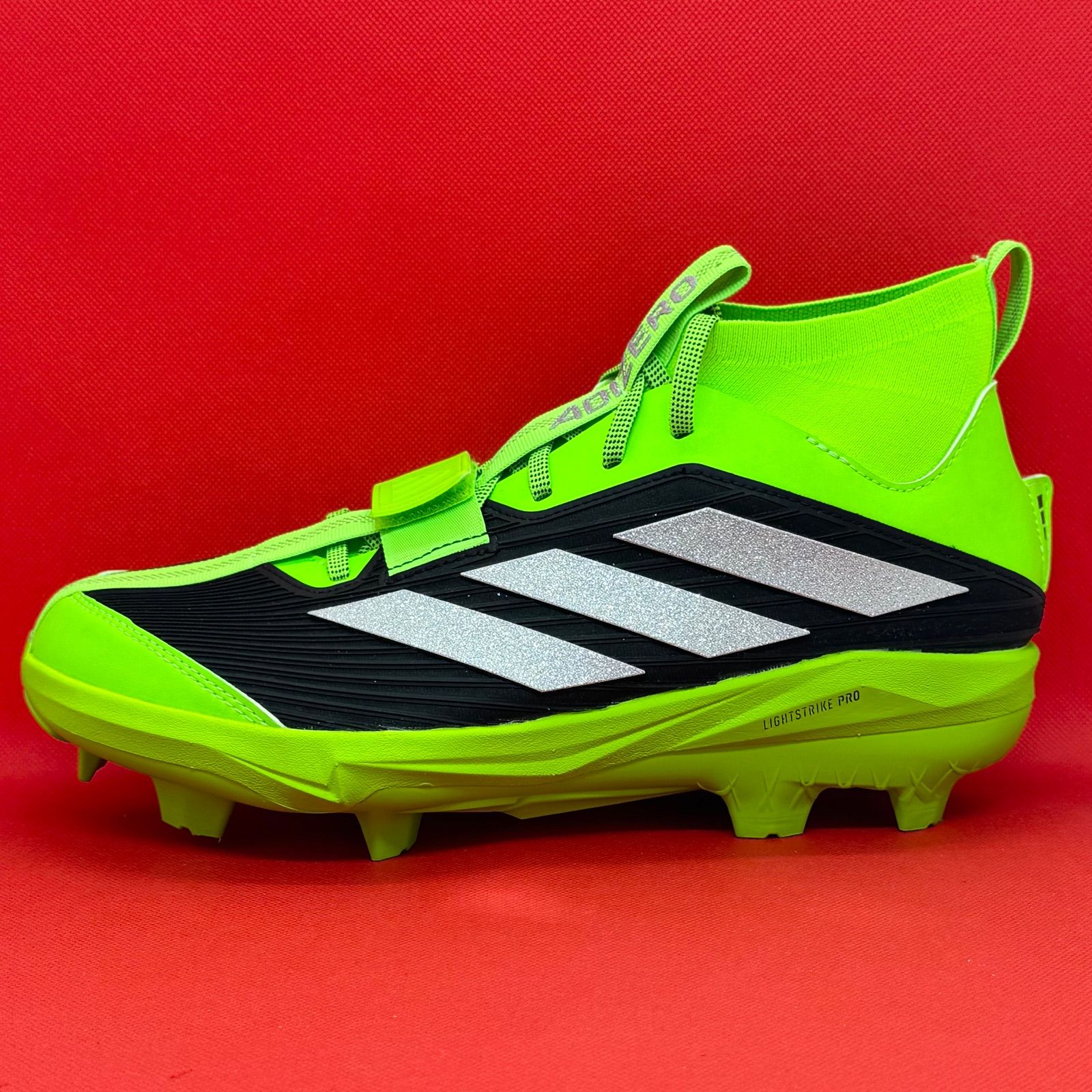 アディダス 野球スパイク アディゼロエッヂ TPUソール ライムグリーン 28.0 cm