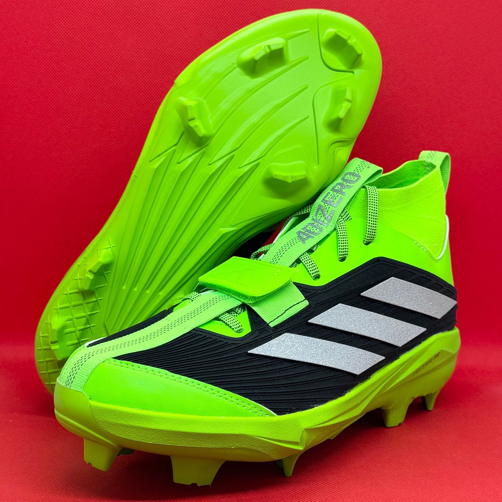 アディダス 野球スパイク アディゼロエッヂ TPUソール ライムグリーン 28 0 cm
