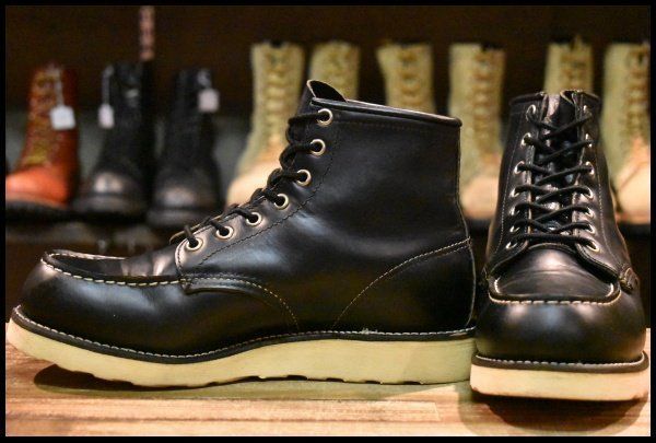 7E 良品 羽タグ 00年】レッドウィング 8179 アイリッシュセッター 黒