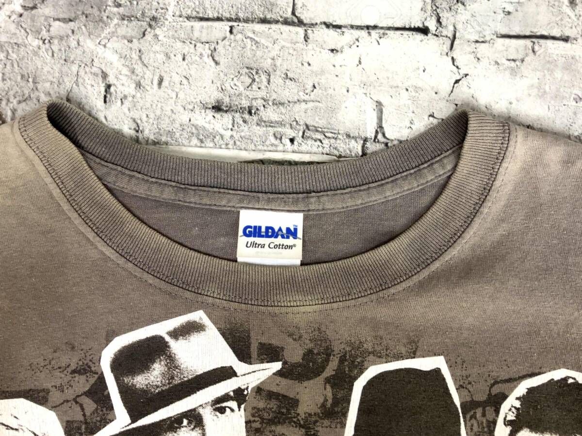 GILDAN ギルダン the clash クラッシュ 半袖Tシャツ ブラウン XLサイズ
