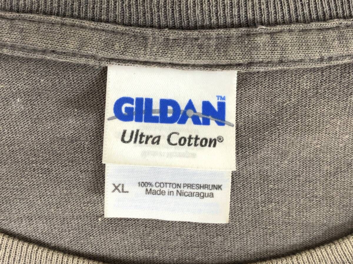 GILDAN ギルダン the clash クラッシュ 半袖Tシャツ ブラウン XLサイズ