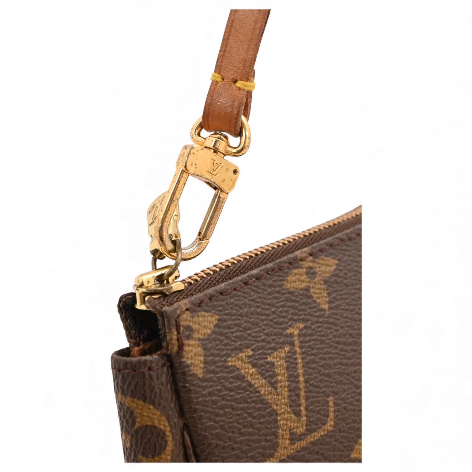 ルイ ヴィトン モノグラム ポシェット アクセソワール ハンドバッグ B