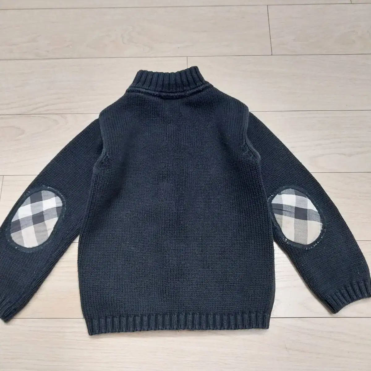 ユア BURBERRY バーバリー ニット ジップアップ カーディガン