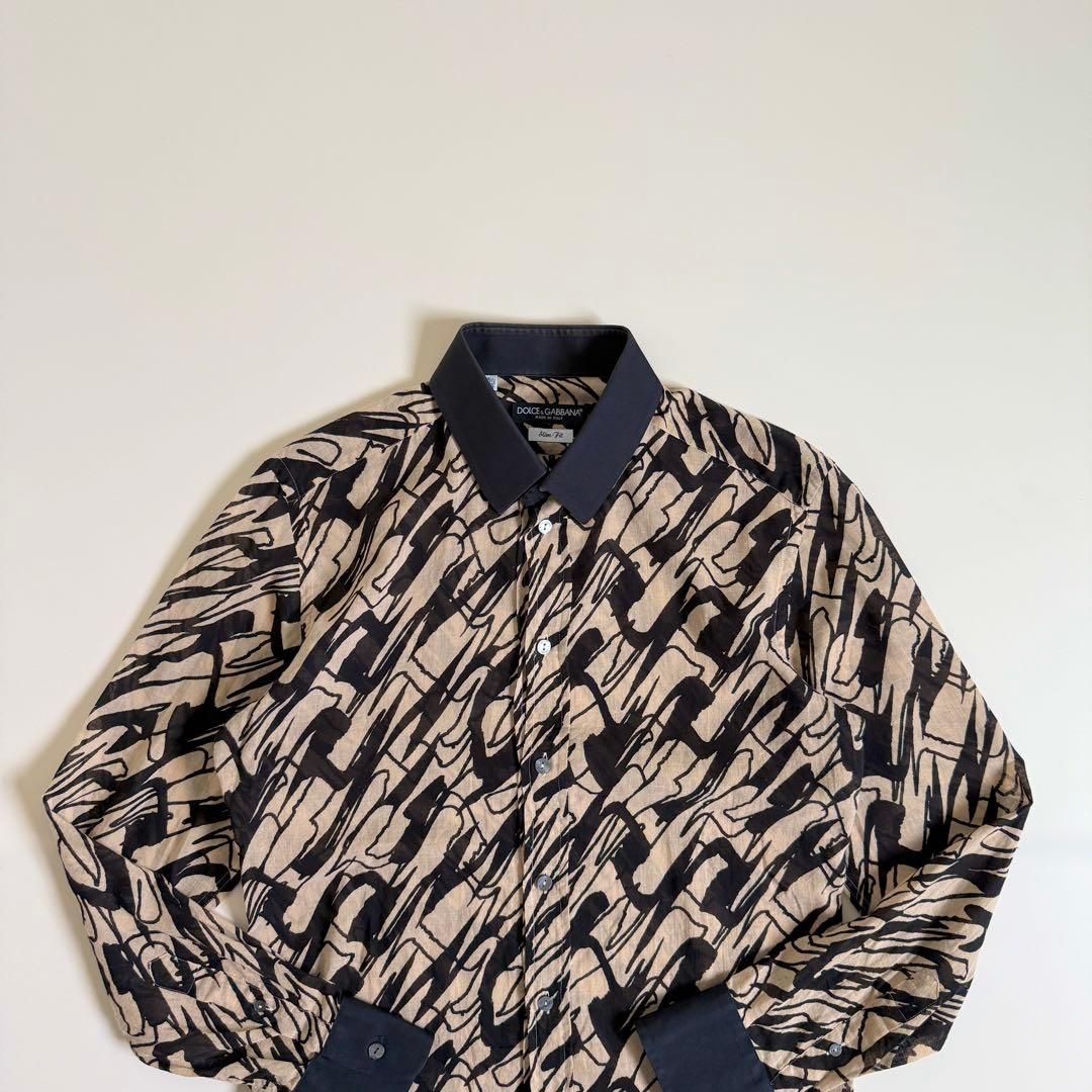 DOLCE-GABBANA 2010 s All Pattern Shirt