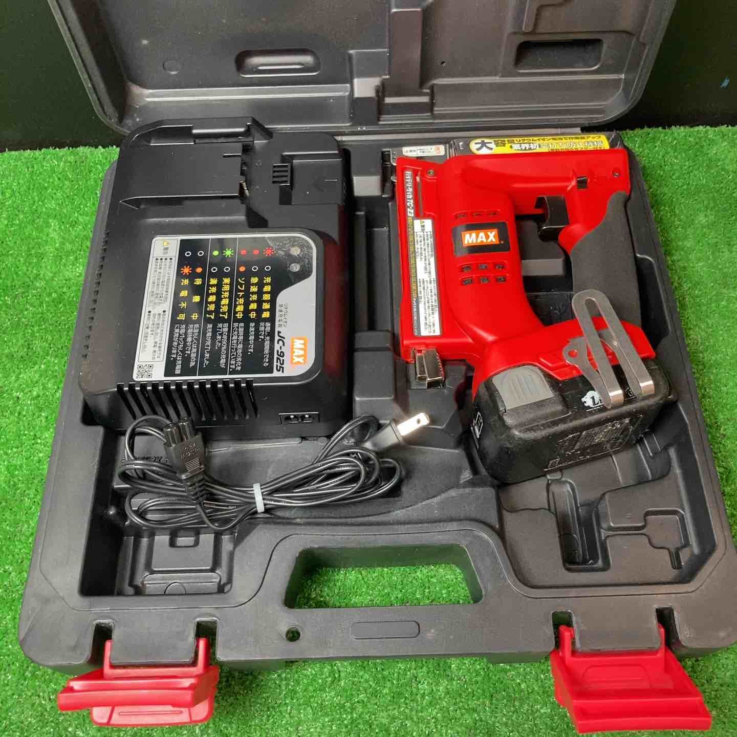 マックス MAX コードレスタッカ TG-Z 3-BC 14.4 V 1.5 Ahバッテリー 付き