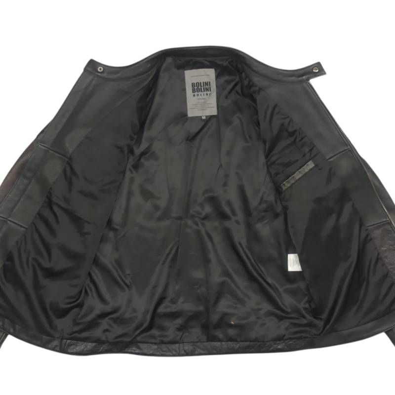 Bolini ボリーニ ライダースジャケット L 本革 シングル メンズ 50