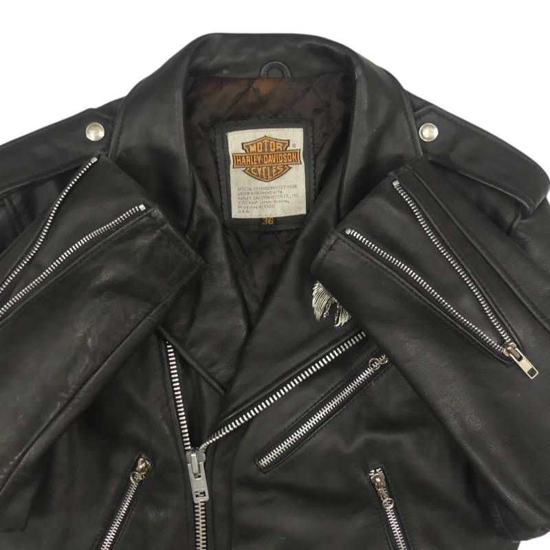 HARLEY DAVIDSON ハーレーダビッドソンライダースジャケット 本革