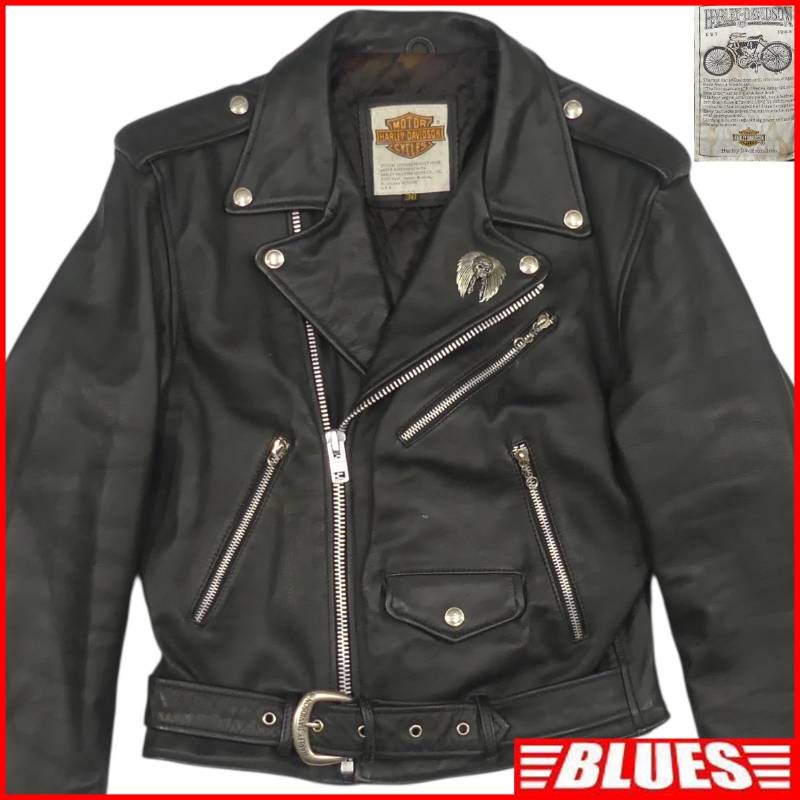HARLEY DAVIDSON ハーレーダビッドソンライダースジャケット 本革