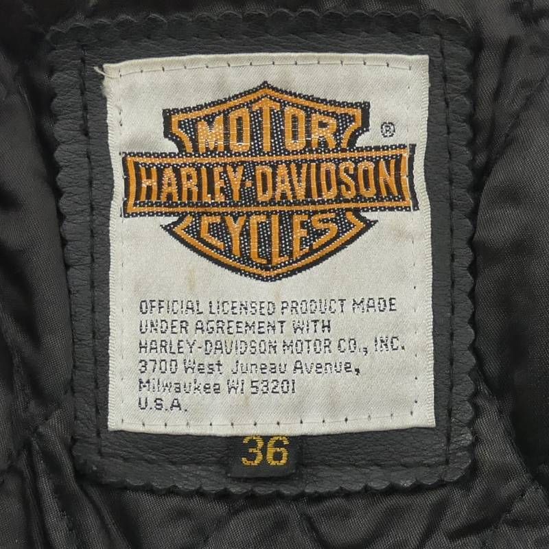 HARLEY DAVIDSON 高品質 ハーレーダビッドソンライダースジャケット 本