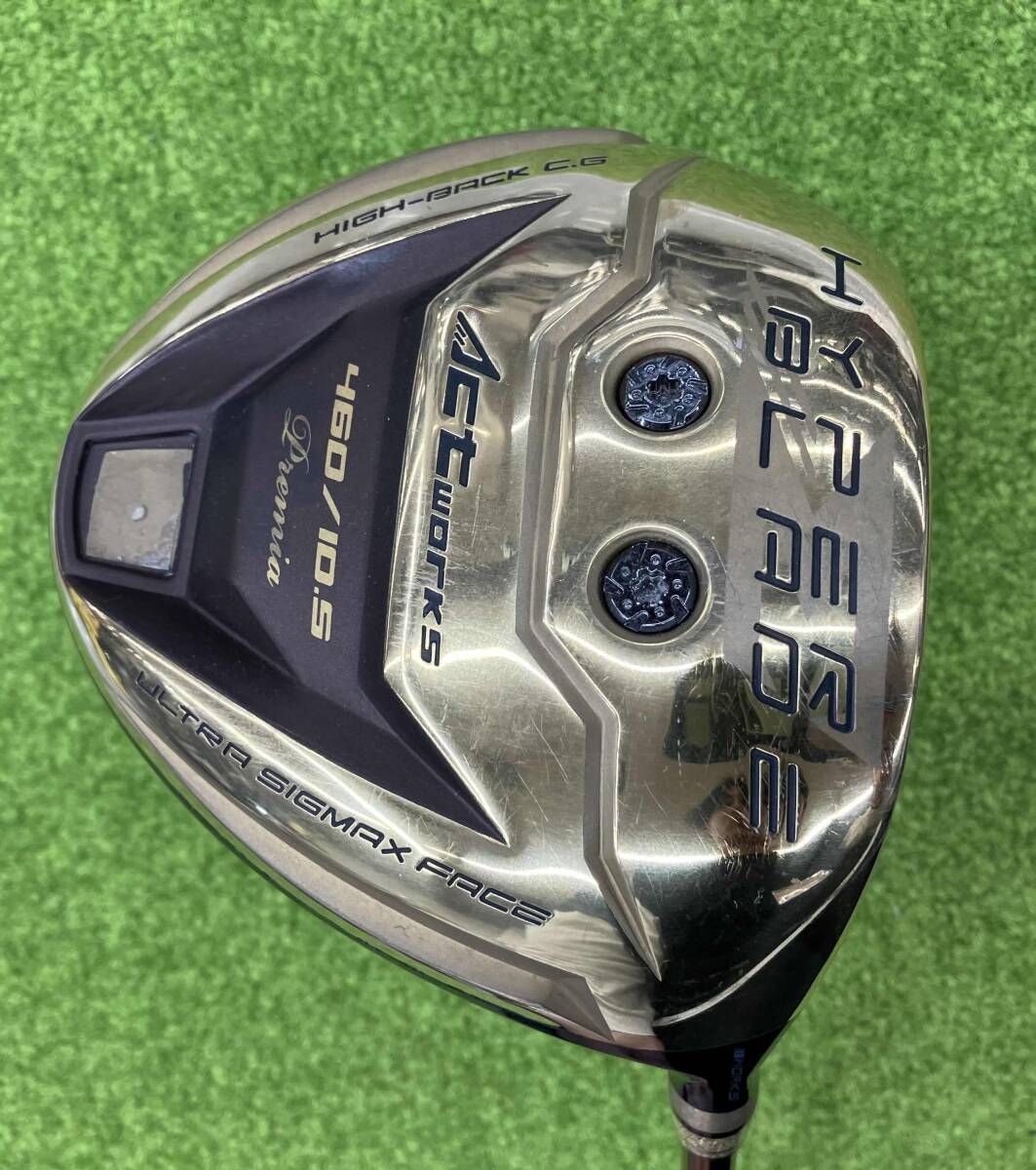 WORKS GOLF ワークスゴルフ HYPER BLADE Σ Premia ドライバー シャフトHISHO フレックスSR ロフト角10 5 約45 75インチ