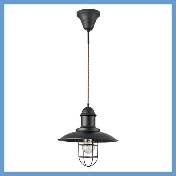 ペンダントライト レトロデザイン W 31×D 31×H 32 cm コード長 1 m シーリングプラグ No.715