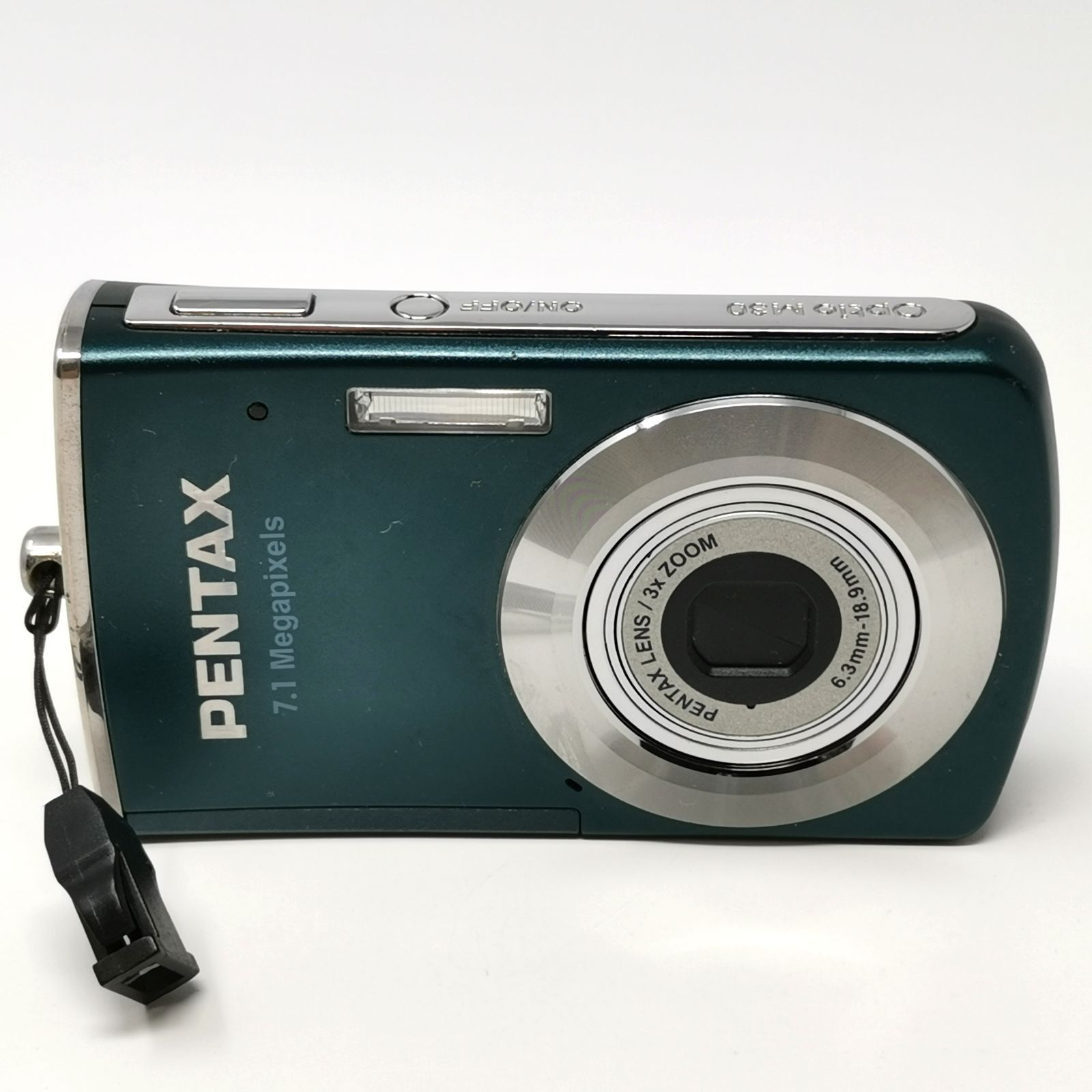 ペンタックス Optio M30 ネイビー デジカメ バッテリーないため動作