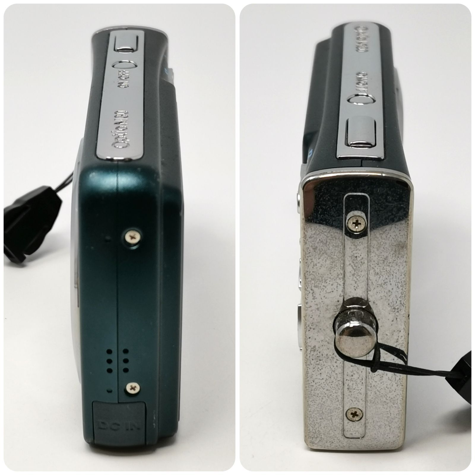 ペンタックス Optio M30 ネイビー デジカメ バッテリーないため動作