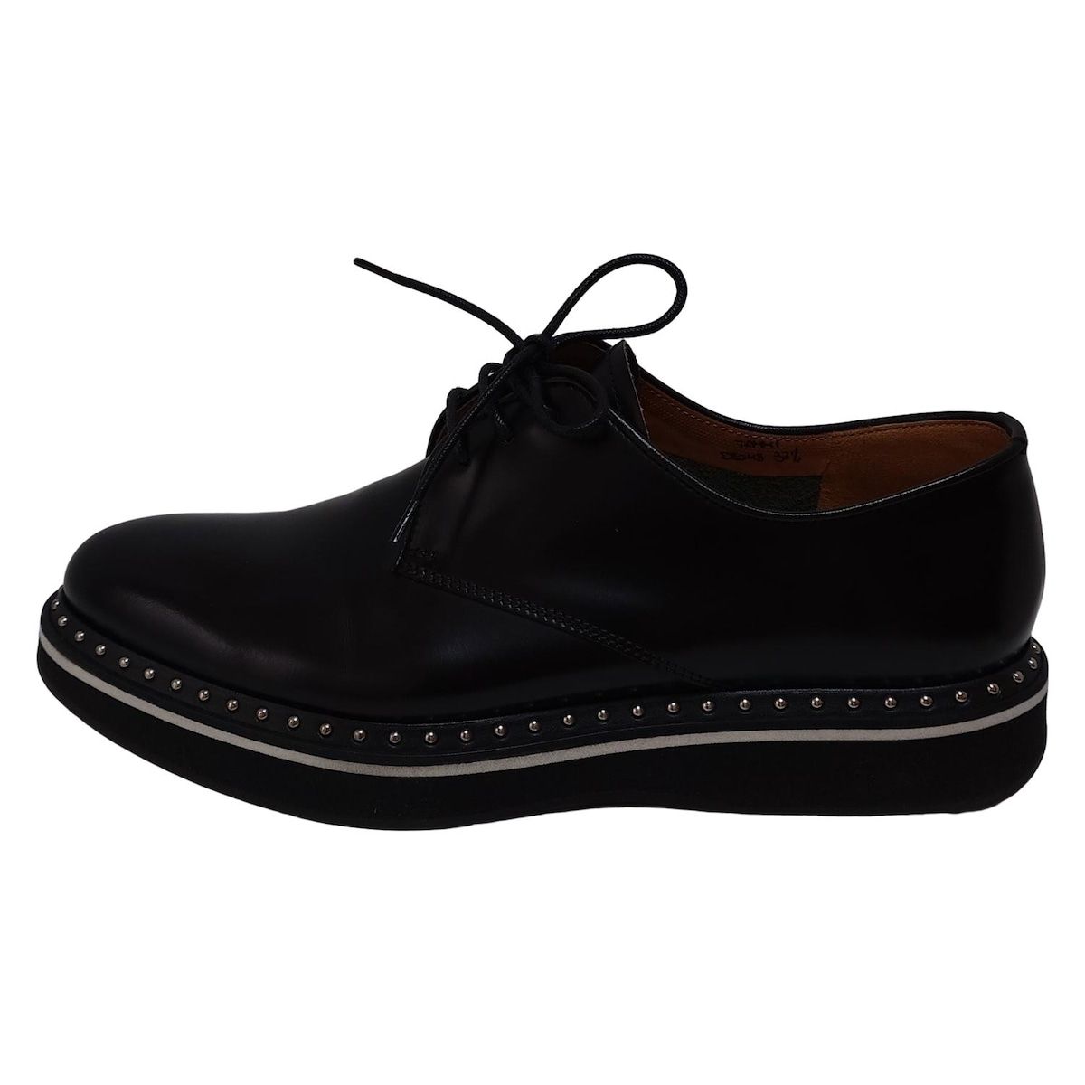 Church s チャーチ シューズ 37 1 2 レディース - 黒 スタッズ レザー