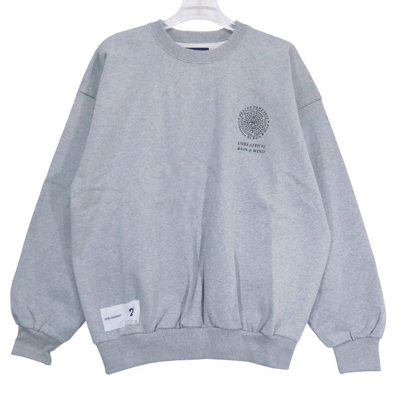 新品 DESCENDANT ディセンダント 24AW STERN CREW NECK 242ATDS-CNM02S