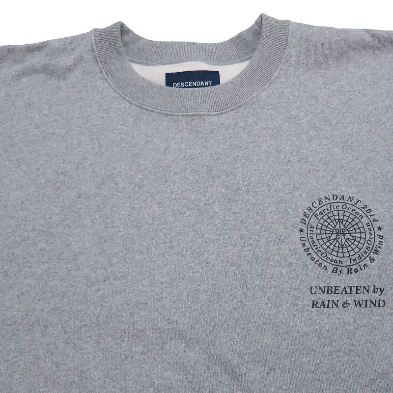 新品 DESCENDANT ディセンダント 24AW STERN CREW NECK 242ATDS-CNM02S