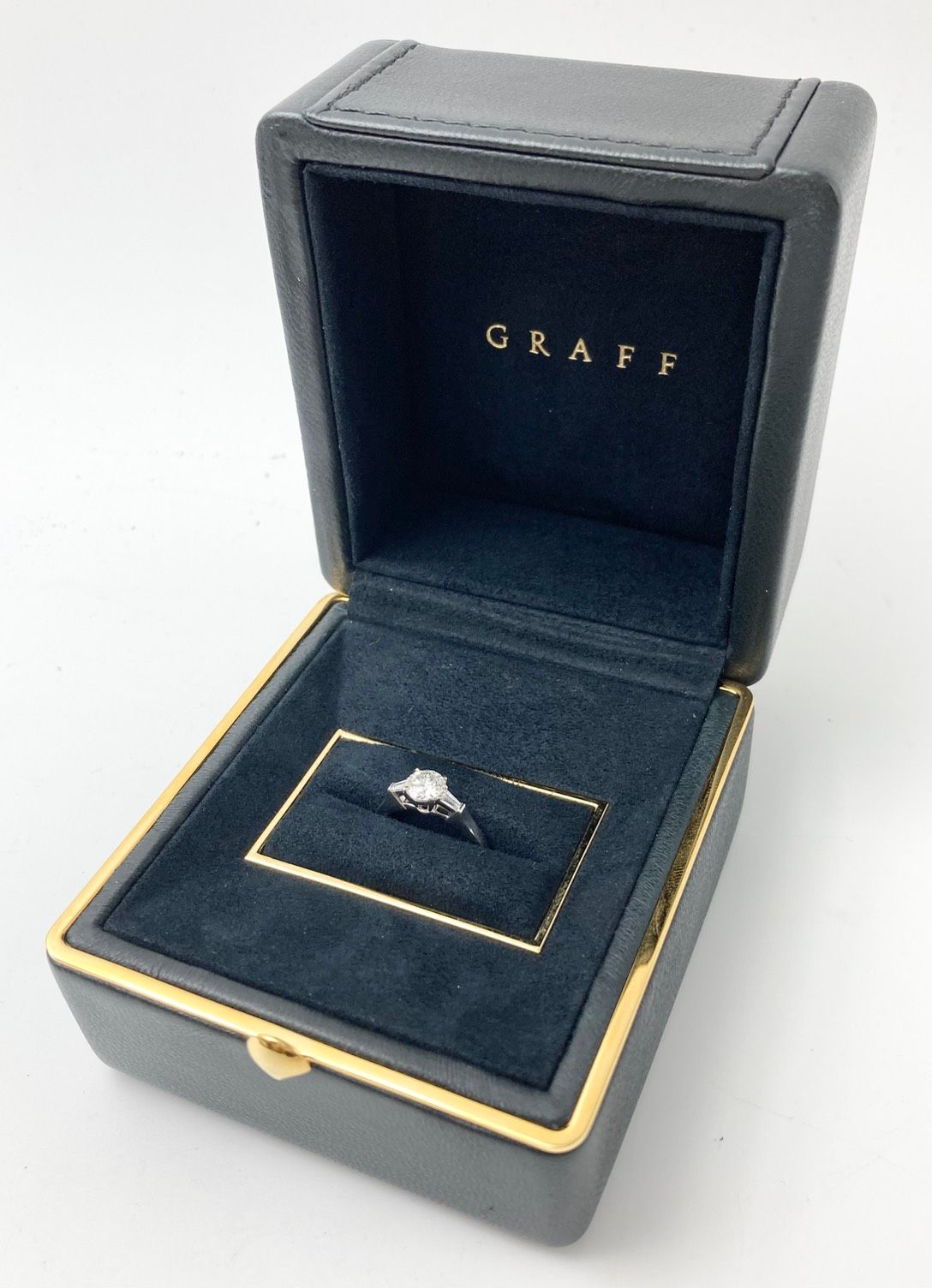 GRAFF グラフ ダイヤモンド プロミス リング Pt950 0.50ct G VVS2 約