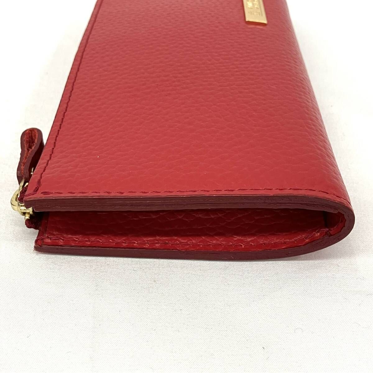 KAWANISHI KABAN カワニシ カバン 長財布（小銭入れ付き） カラー/あか