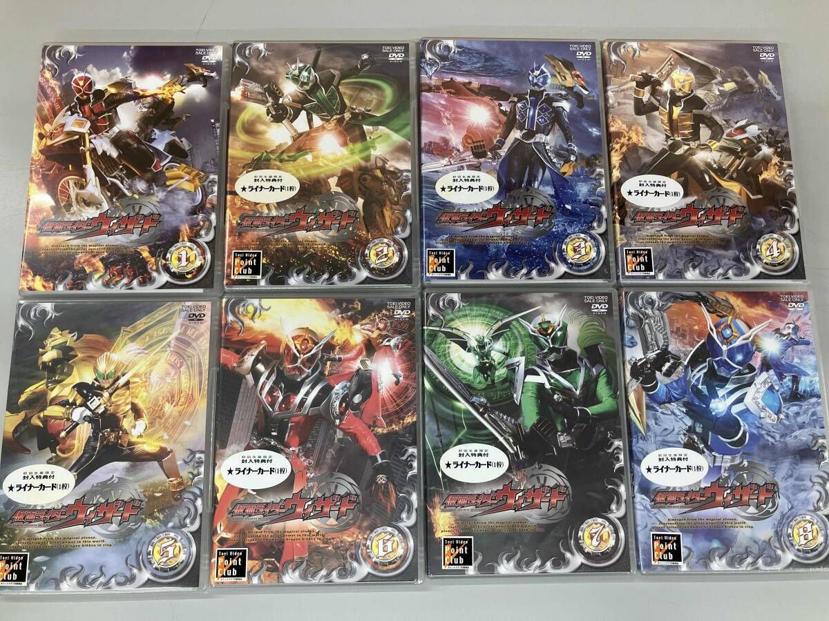 ほぼ未開封 DVD 【※※※】[全13巻セット]仮面ライダーウィザード VOL.1