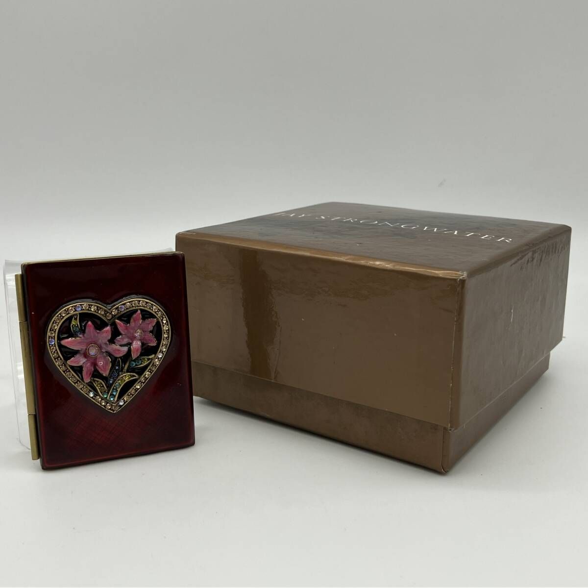 Jay Strongwater 折りたたみブックフラワー アイブリーピクチャーフレーム