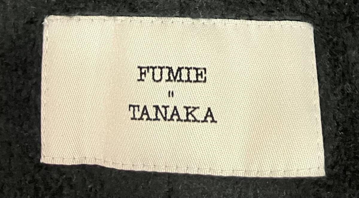 FUMIE TANAKA フミエタナカ フェイクレザーギャザーベスト ベスト
