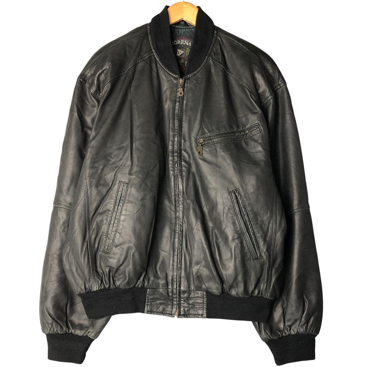 古着 C.COMBERTI レザーブルゾン メンズXL相当/eaa566364