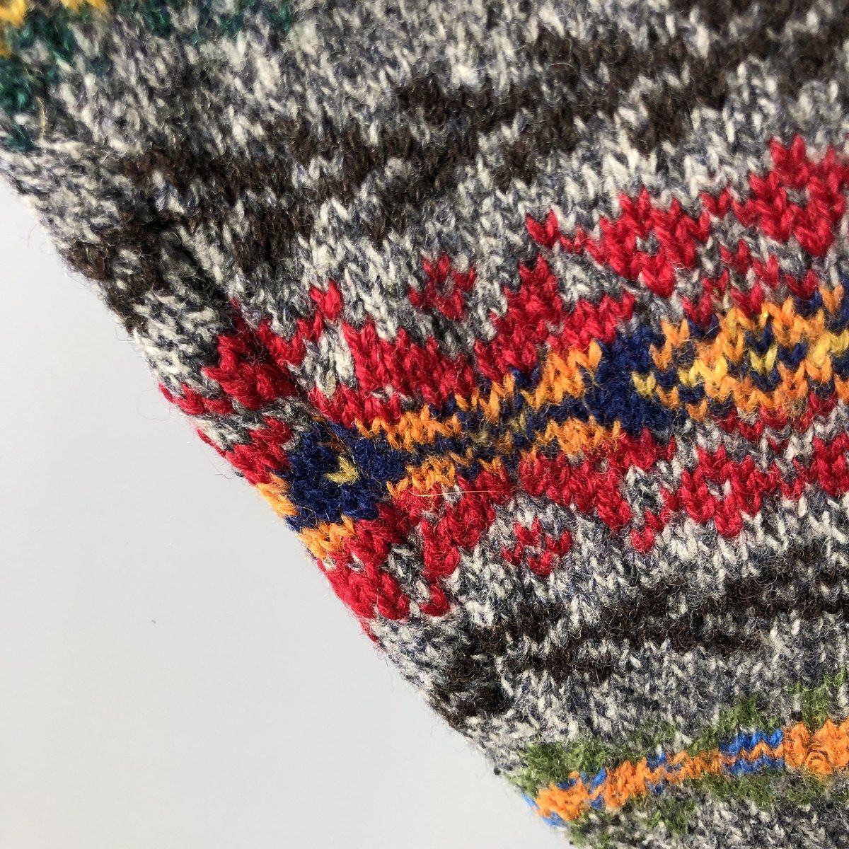 古着 90年代 ジェイクルー J.Crew フェアアイル柄 カラーネップ ウール