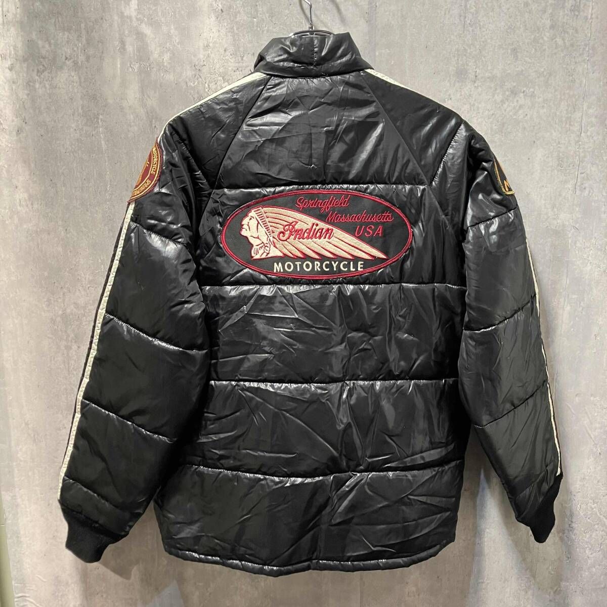 Indian Motorcycle ダウンジャケット レーシングジャケット 38サイズ