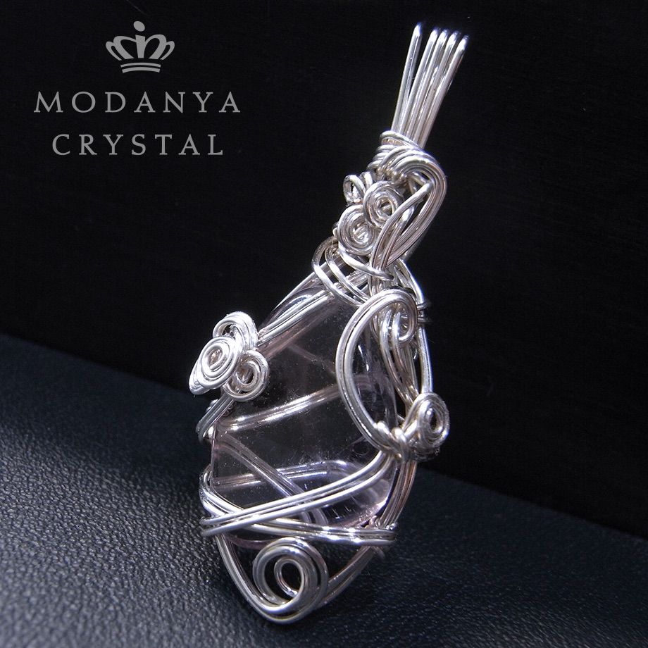 一点物】キラキラ✨アメトリン の ワイヤーラッピングペンダントトップ