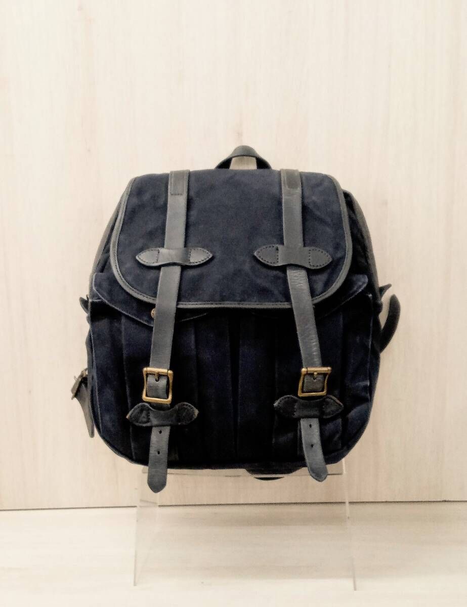 FILSON フィルソン リュック レザーキャンバスバックパック ブラック
