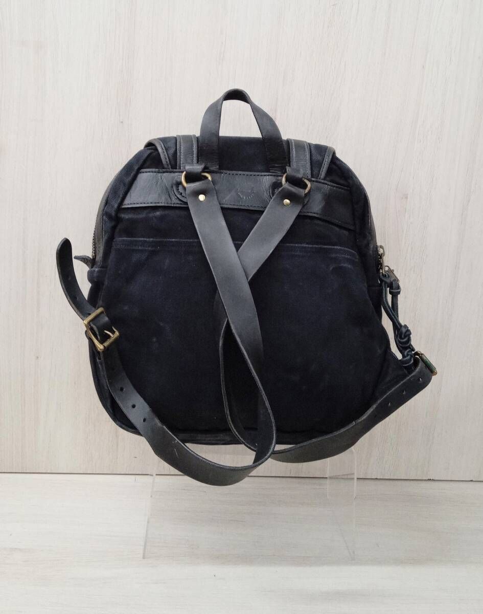 FILSON フィルソン リュック レザーキャンバスバックパック ブラック